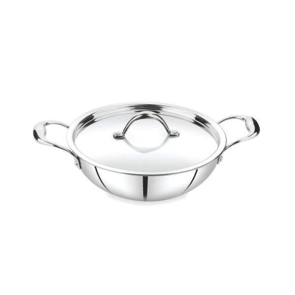 Triply Kadai WIth Lid - Triply Cookware