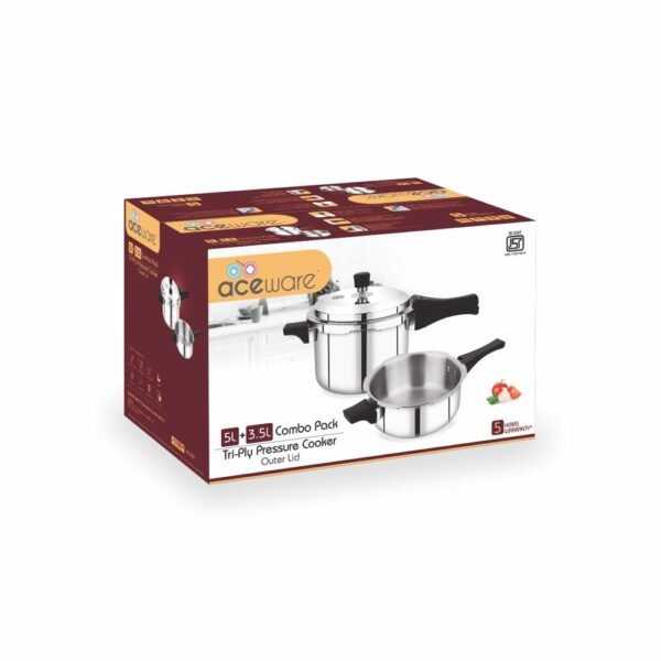 Triply Pressure Cooker Combi Set Box Design